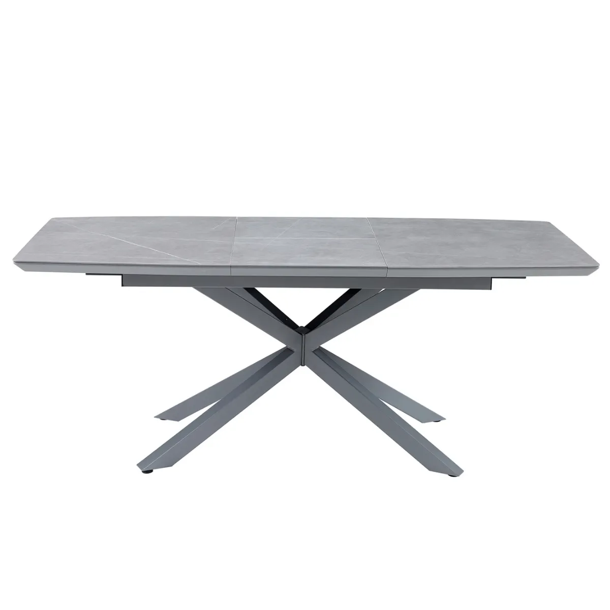 ET LYNETTE 160 Szürke design Beltéri komplett asztal