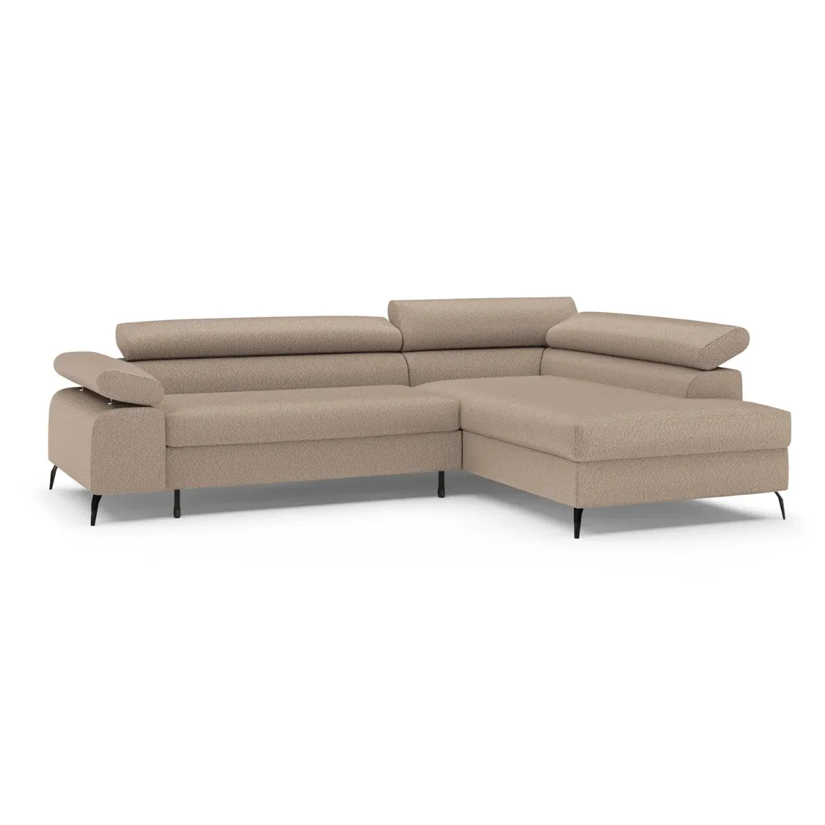 ET ORLIX Bézs design Sarokgarnitúra