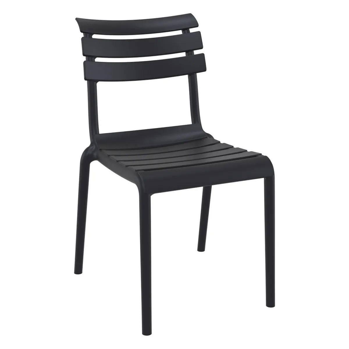 AT-ST HELEN Fekete design Műanyag kültéri szék