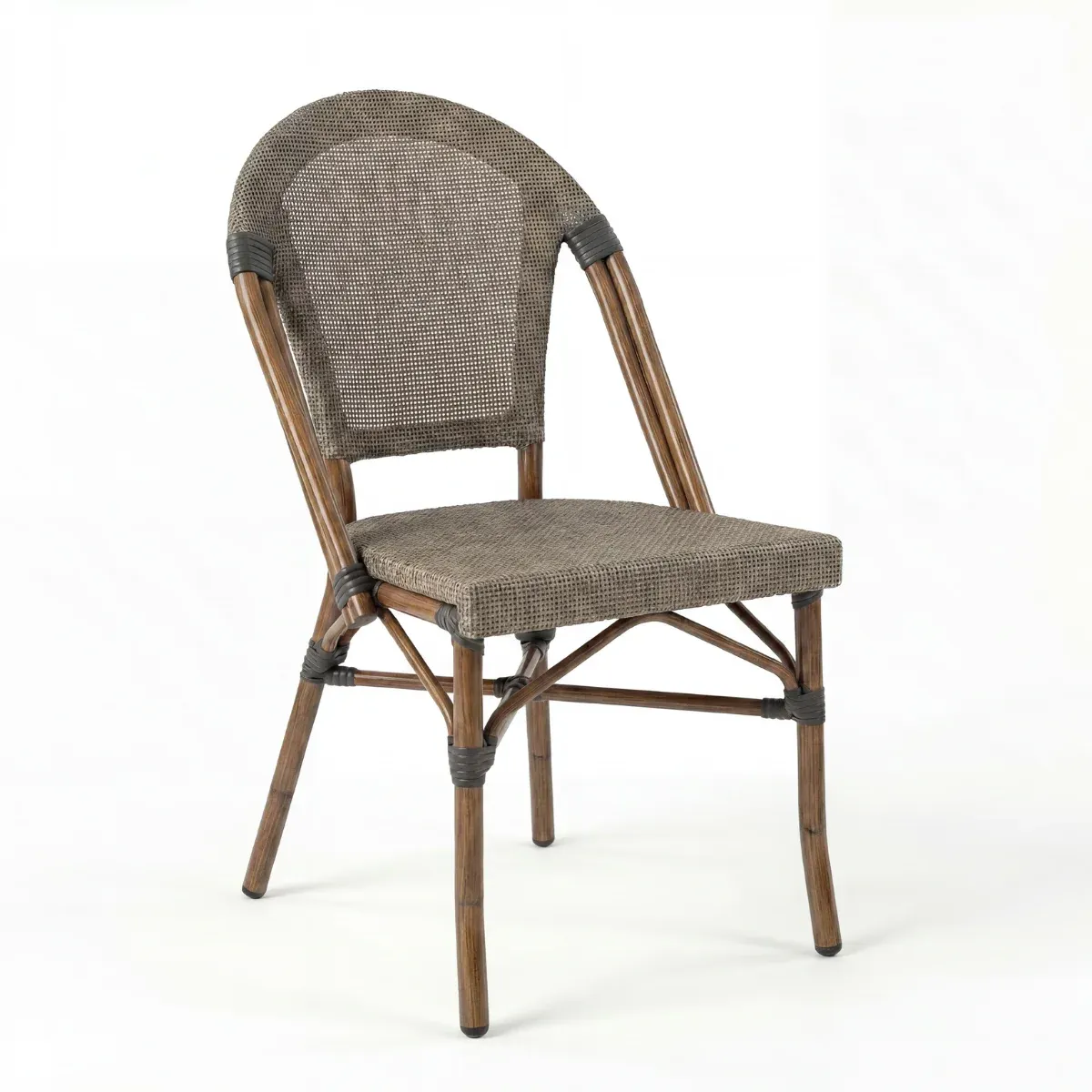DL PARIS C Brown design, classic Tessil insert outdoor chair