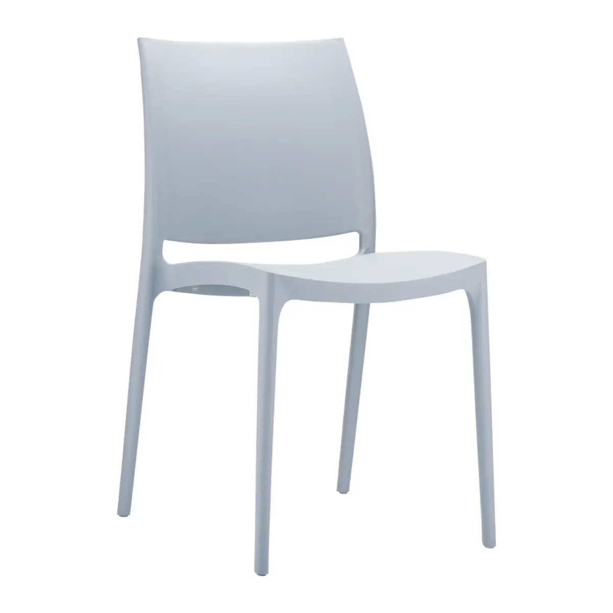 AT-ST MAYA Ezüst design Műanyag kültéri szék