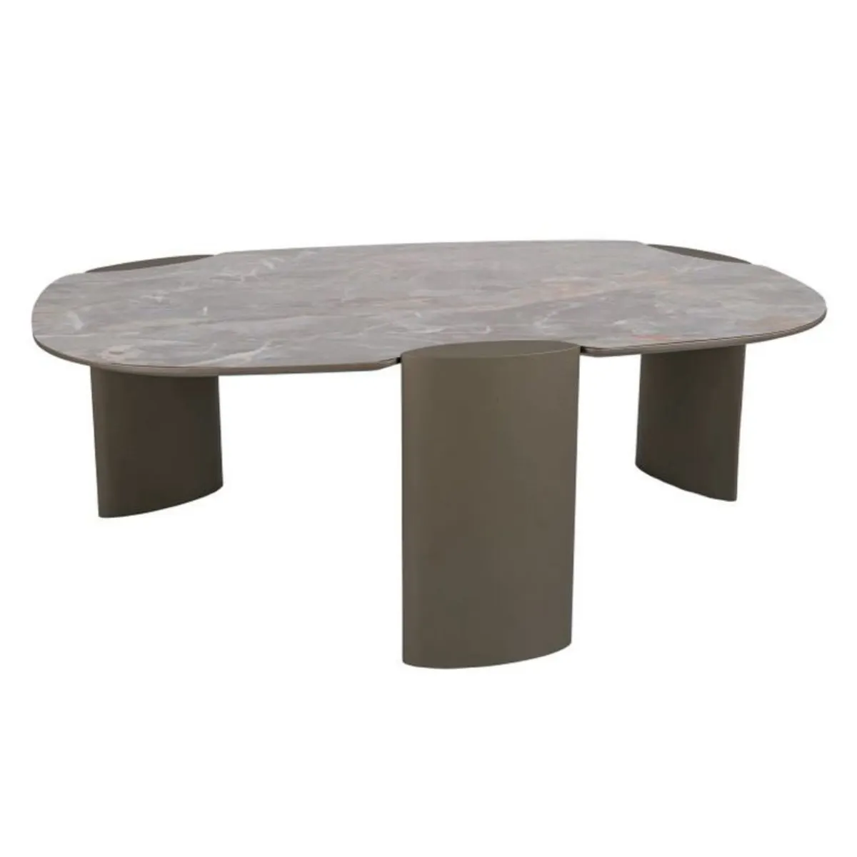 SI ADORIA PLUS Szürke kerámia design Dohányzóasztal