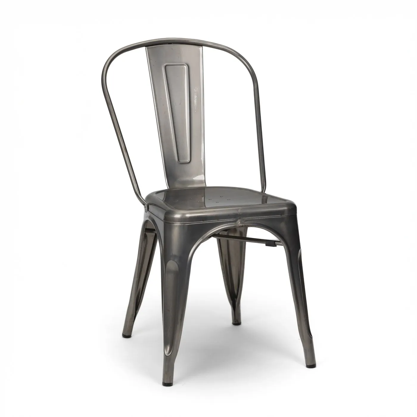 AT FACTORY GM Silver industrial Metal indoor chair