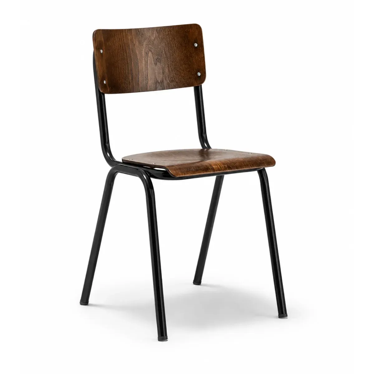 AT SCUOLA Black industrial Wooden indoor chair