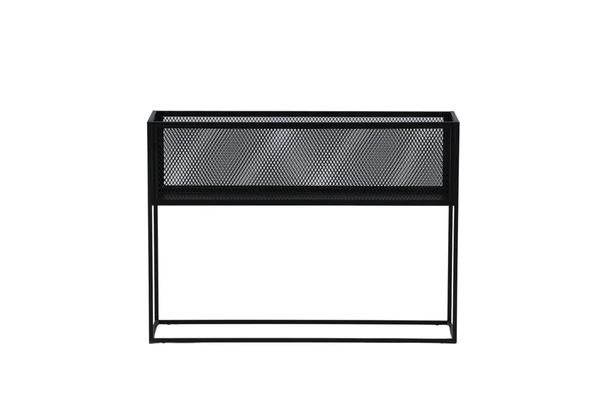 VD NETZ BLACK FLOWER  Black design Flower pots and planters