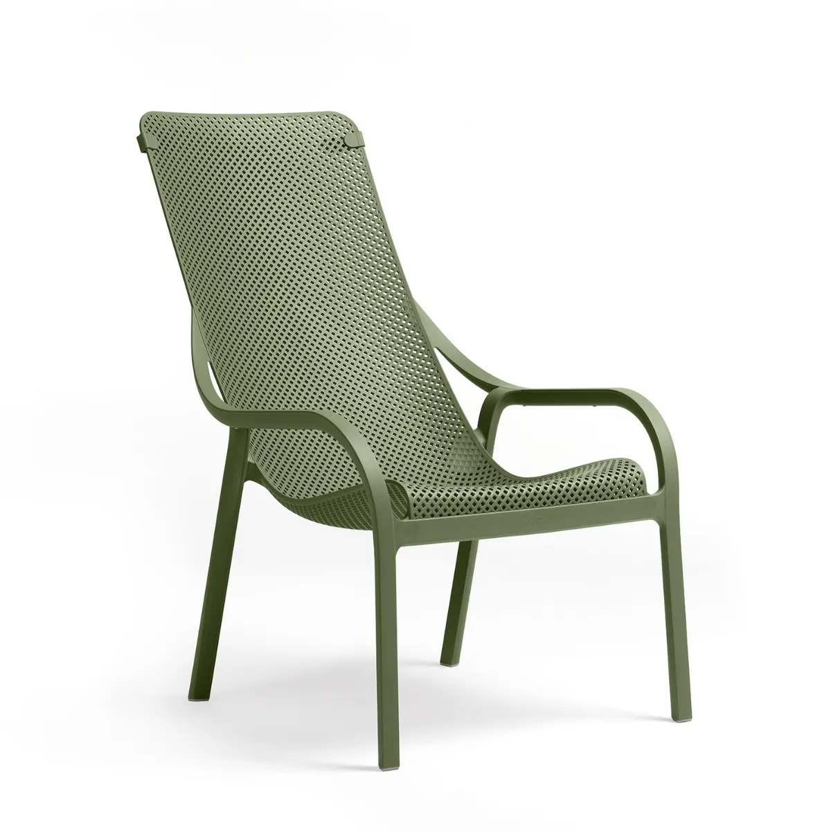 NARDI NET LOUNGE Green design Plastic outdoor chair