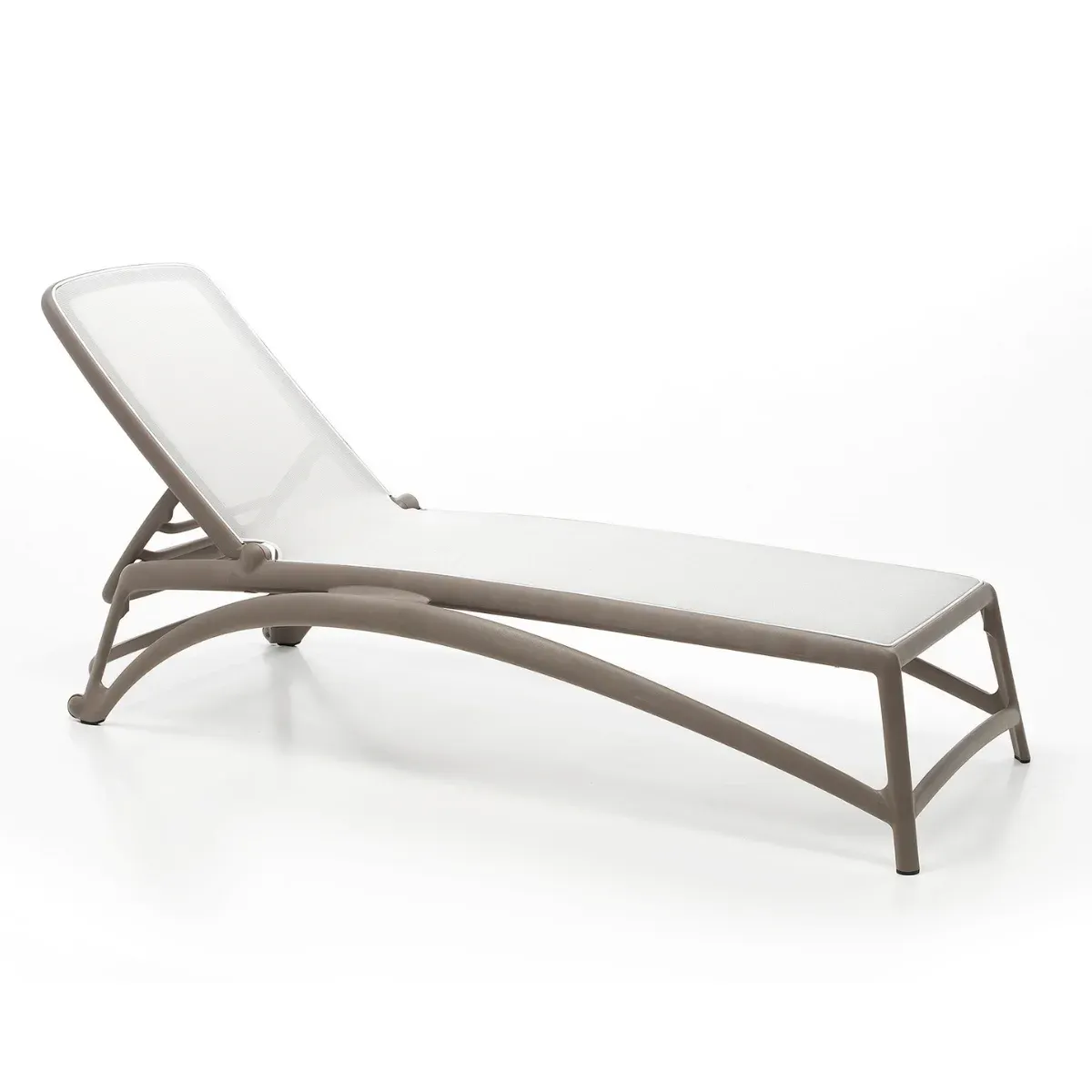 NARDI ATLANTICO Taupe, White design Sunbed/Lounger