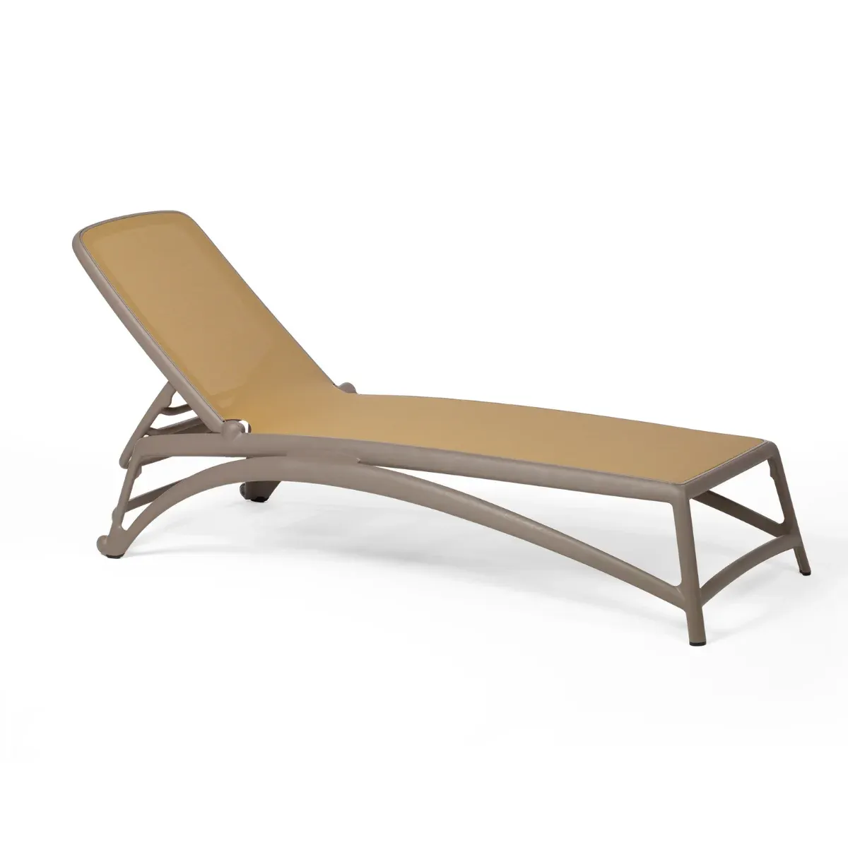 NARDI ATLANTICO Taupe, Yellow design Sunbed/Lounger