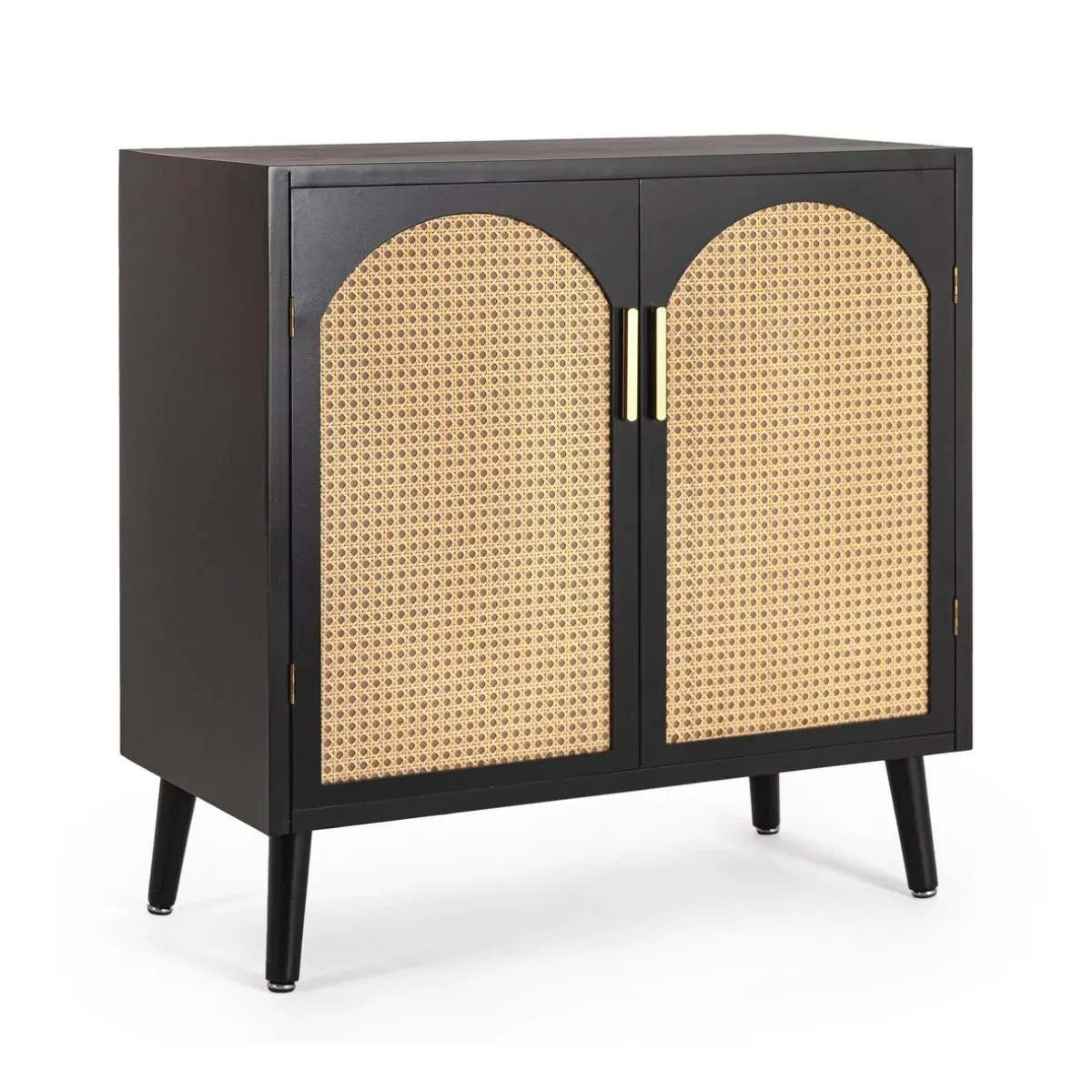 BT ROSINA 3 Black industrial Serving Cabinet/Sideboard