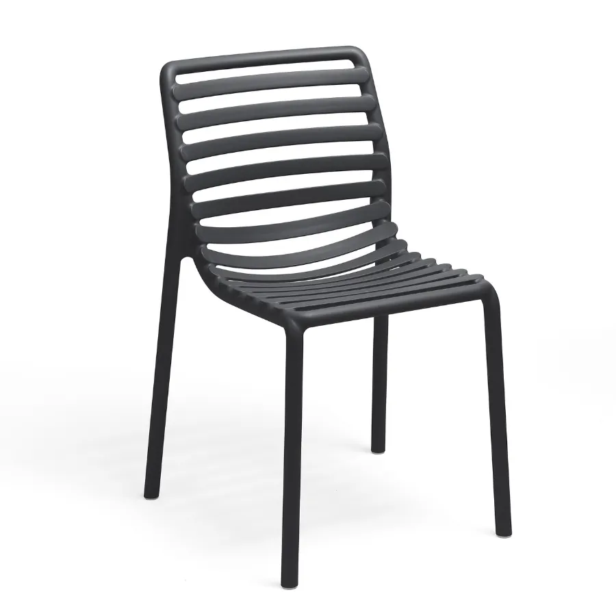 NARDI DOGA BISTROT Grey modern Plastic outdoor chair