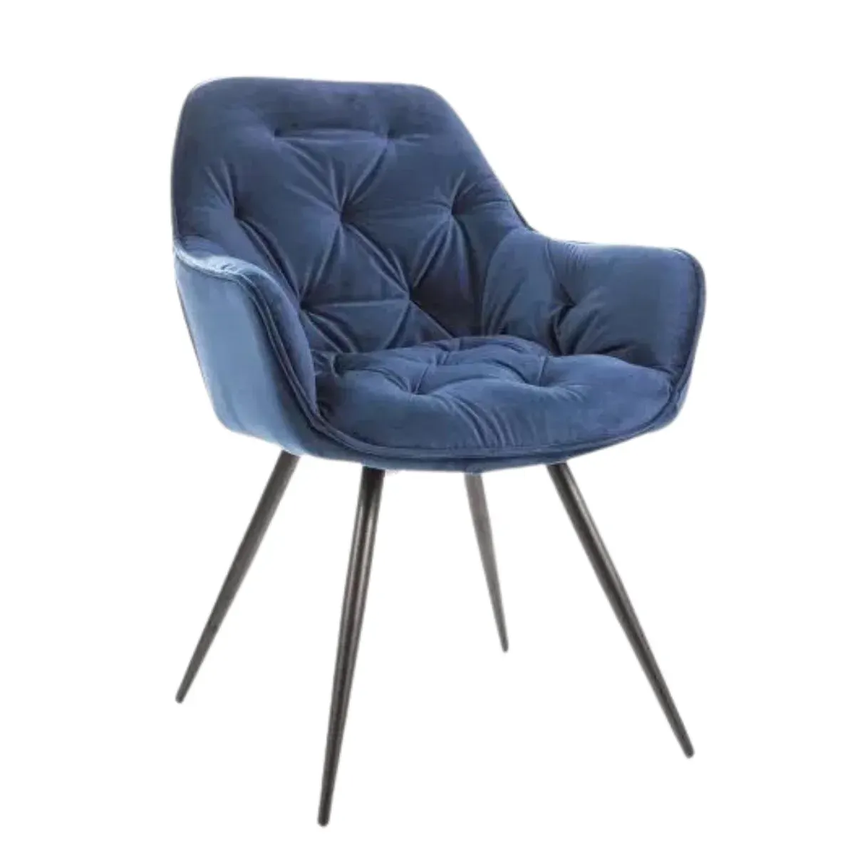 SI CHERRY Blue elegant Upholstered indoor chair