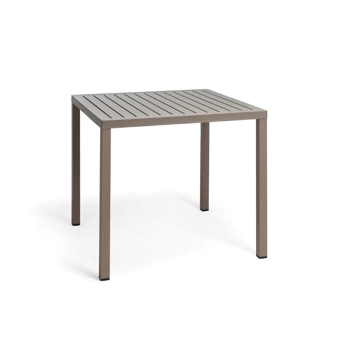 NARDI CUBE 80 Taupe modern Outdoor complete table