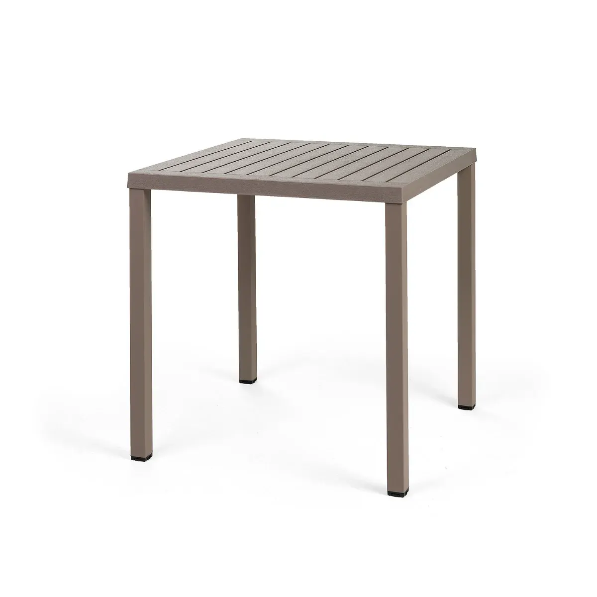 NARDI CUBE 70 Taupe modern Outdoor complete table