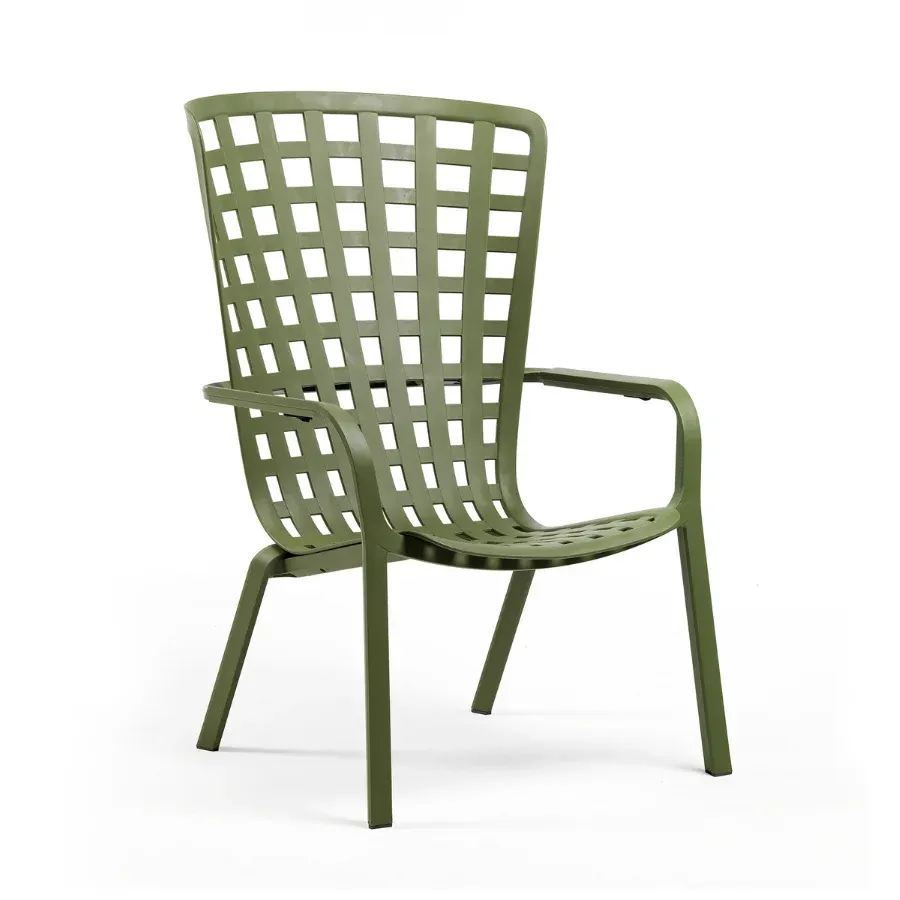 NARDI FOLIO Green design Plastic outdoor chair
