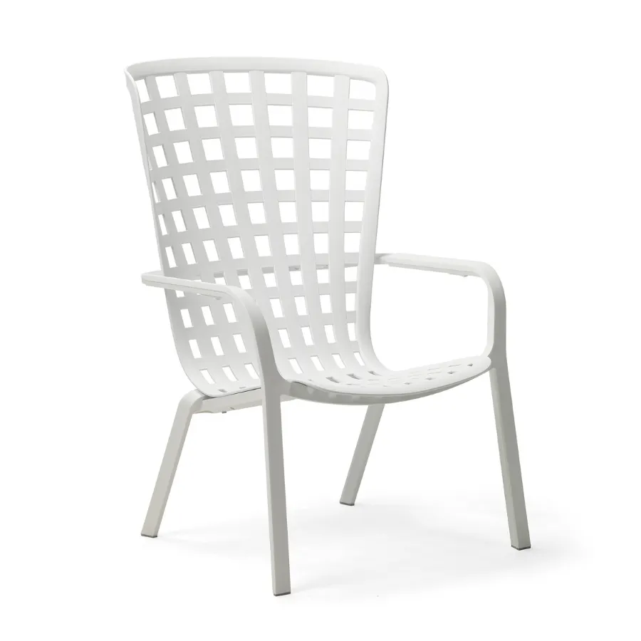 NARDI FOLIO White design Plastic outdoor chair