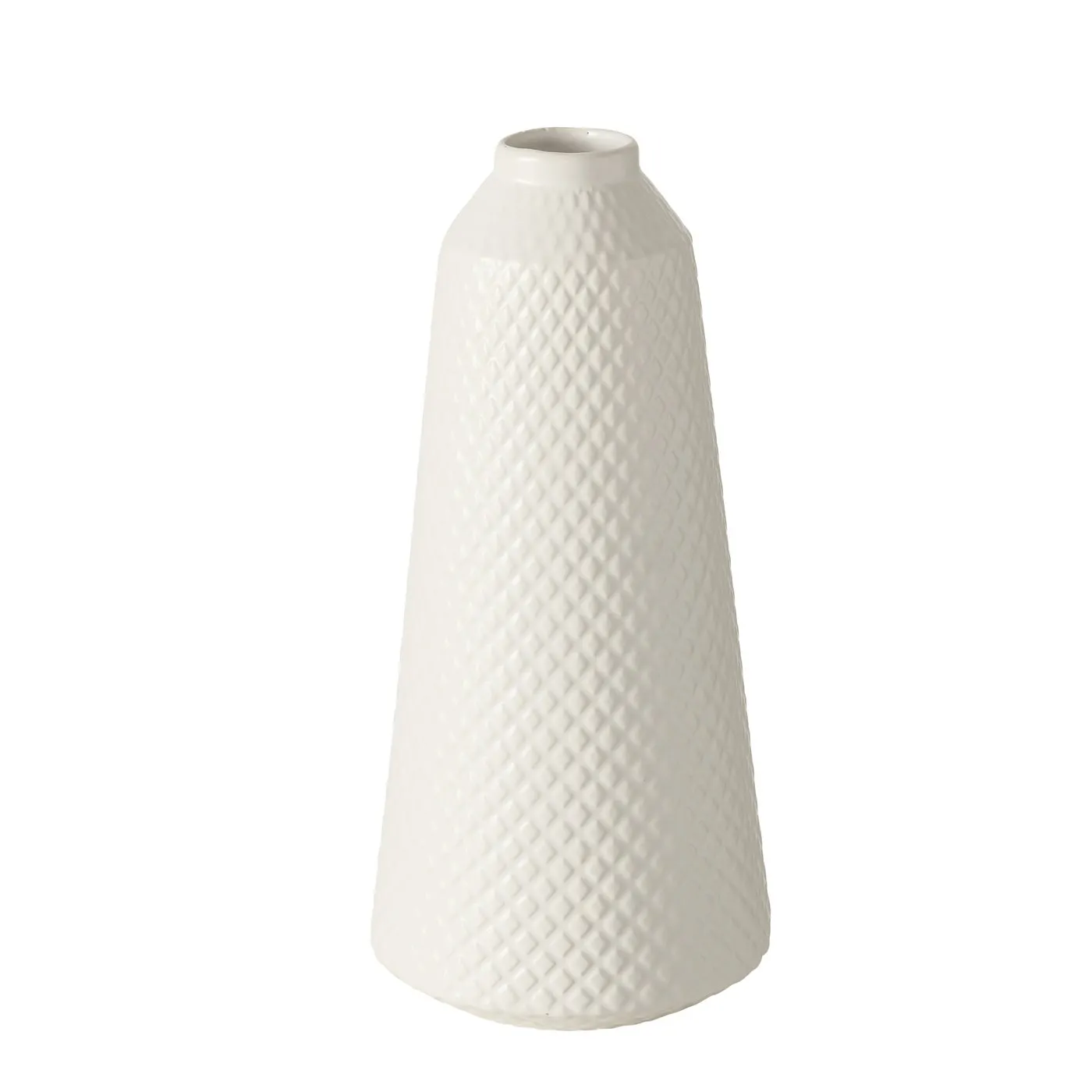 B MEDIVA VASE White modern Table decoration