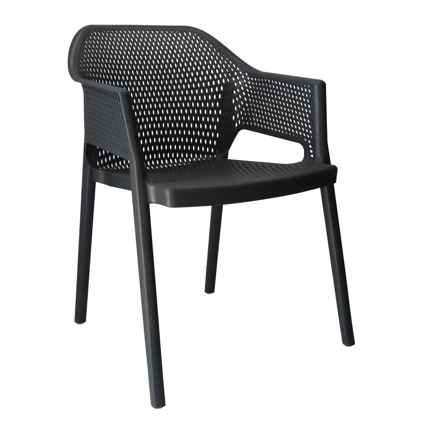 G MINUSH Grey minimalist Plastic outdoor chair