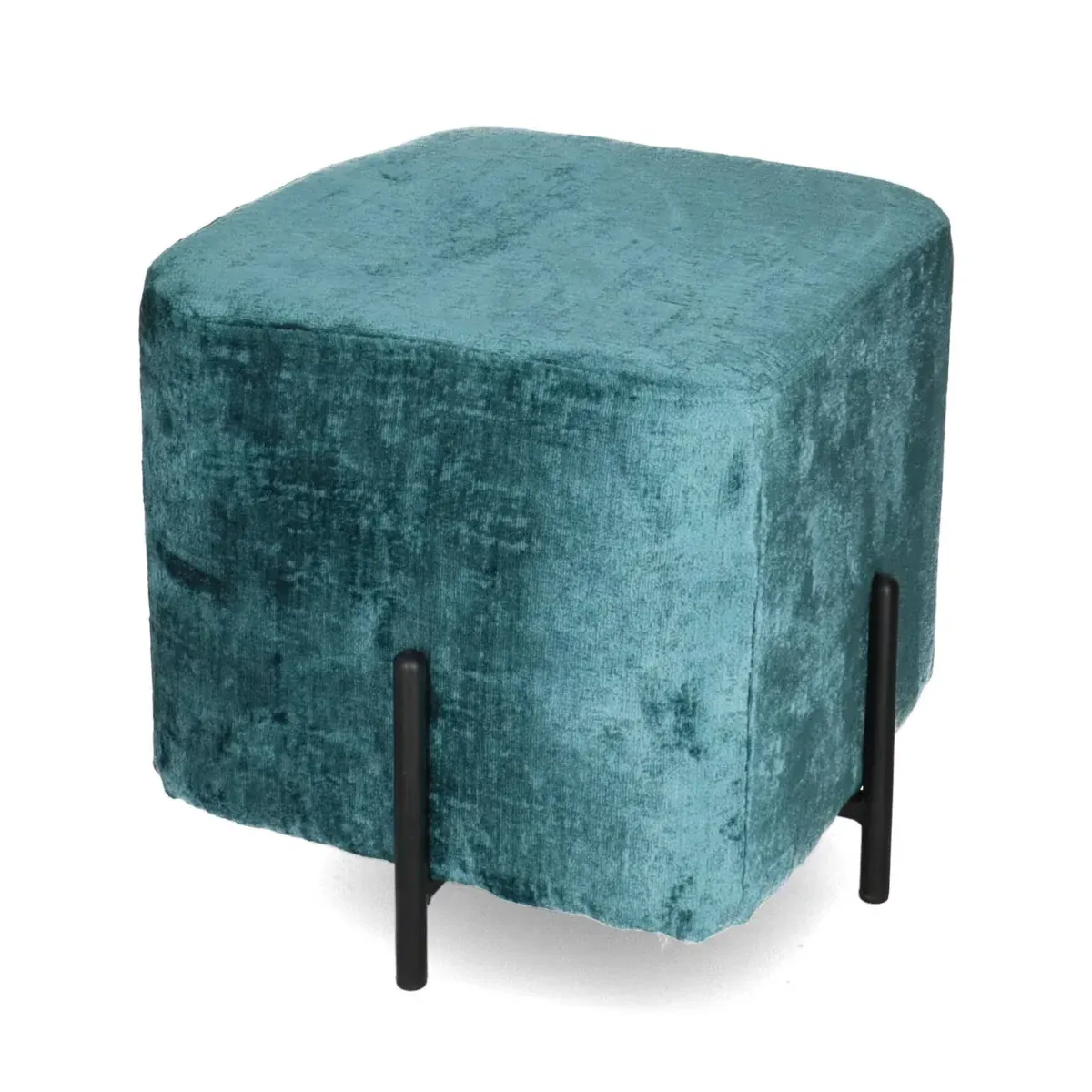 KAP RUBIK Turquoise modern Indoor Pouf