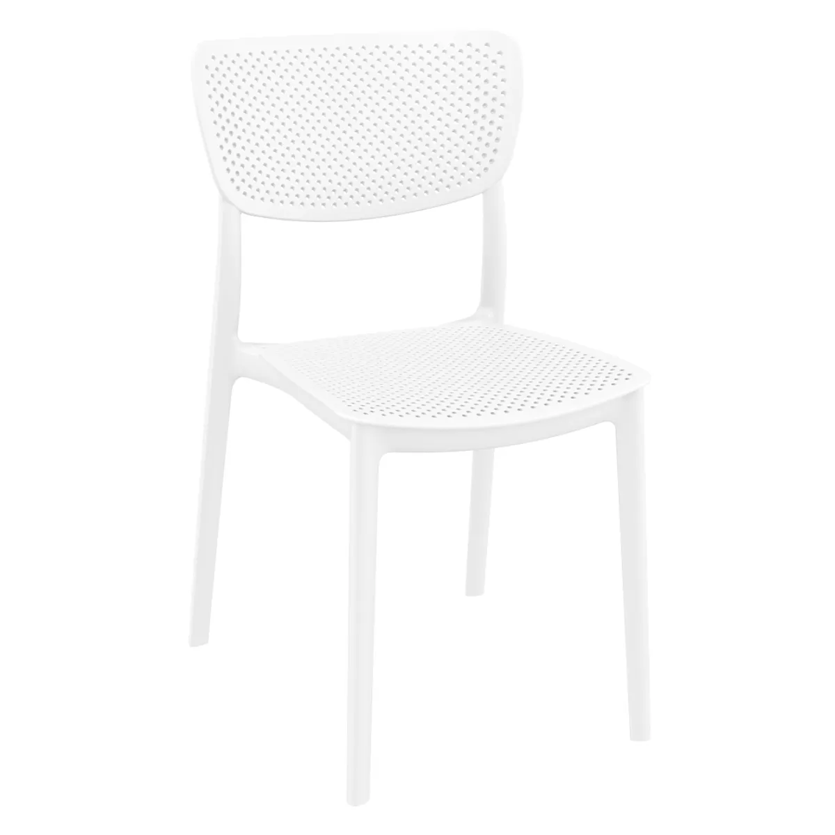 ST LUCY White design Plastic outdoor chair (másolat)