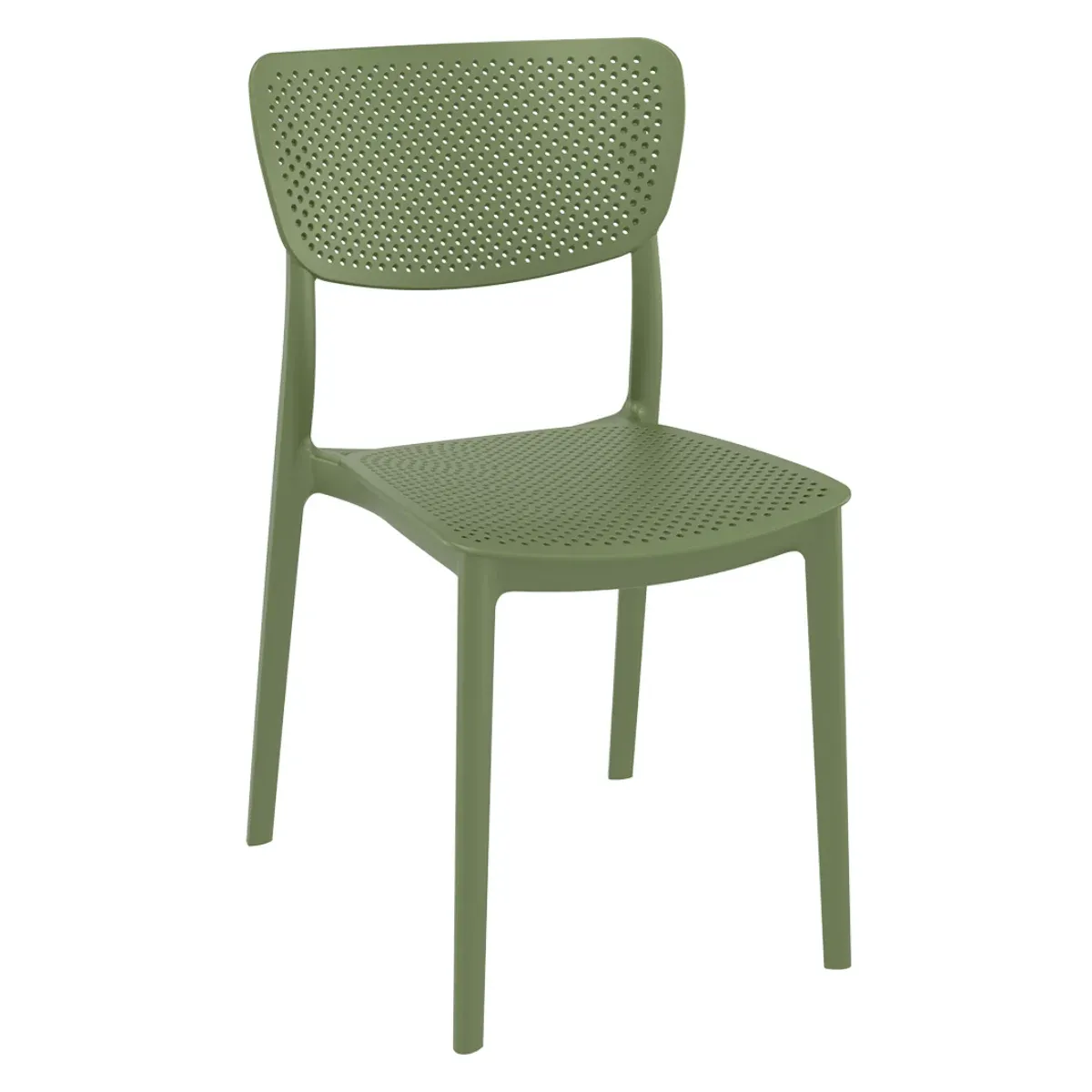 AT-ST LUCY Zöld design Műanyag kültéri szék
