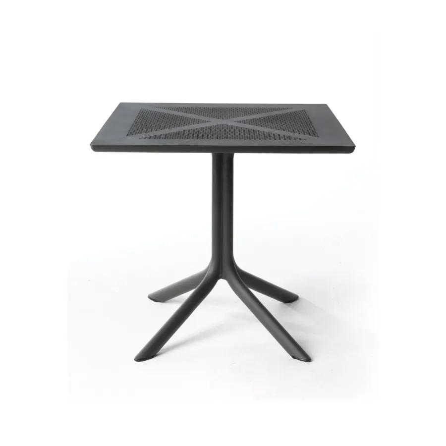NARDI CLIP 70 Grey minimalist Outdoor complete table