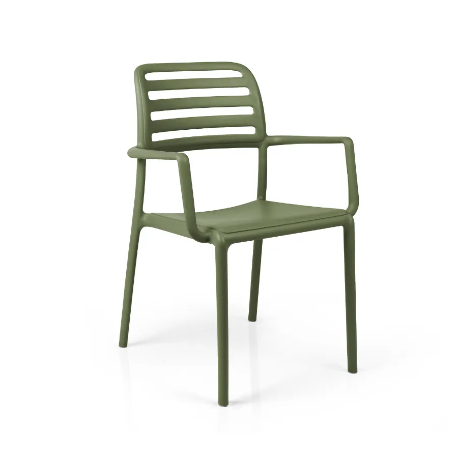NARDI COSTA Green classic Plastic outdoor chair