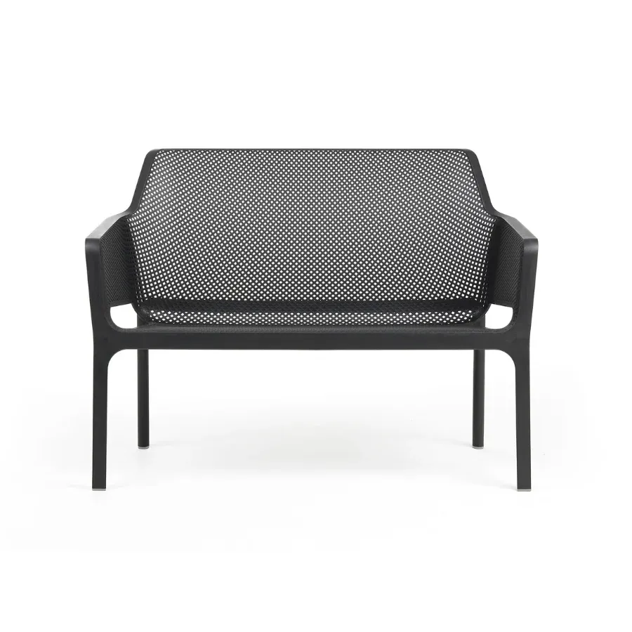 NARDI NET BENCH Grey modern Outdoor bench