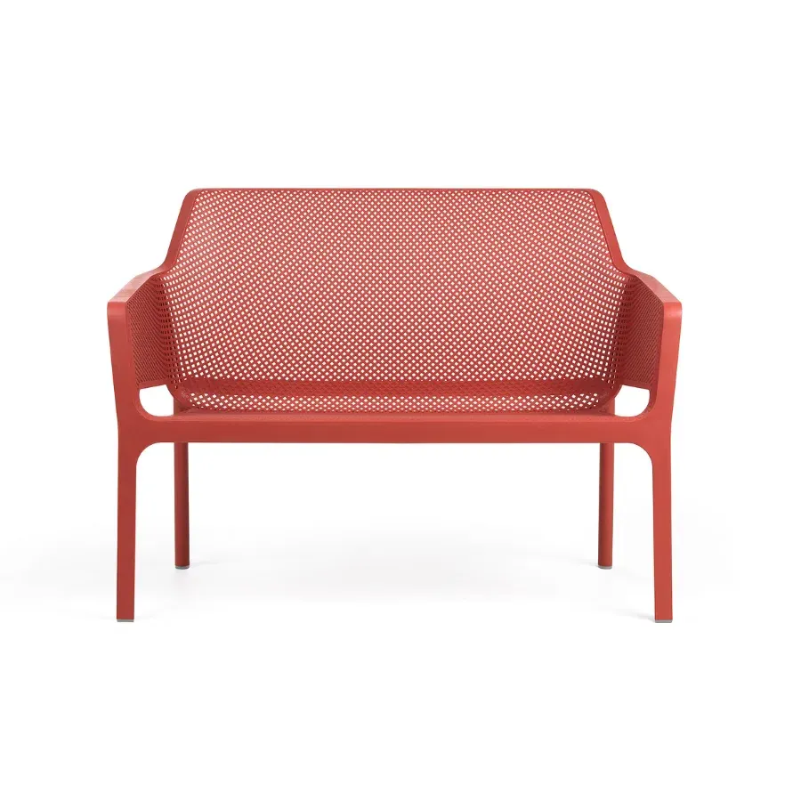 NARDI NET BENCH Red modern Outdoor bench