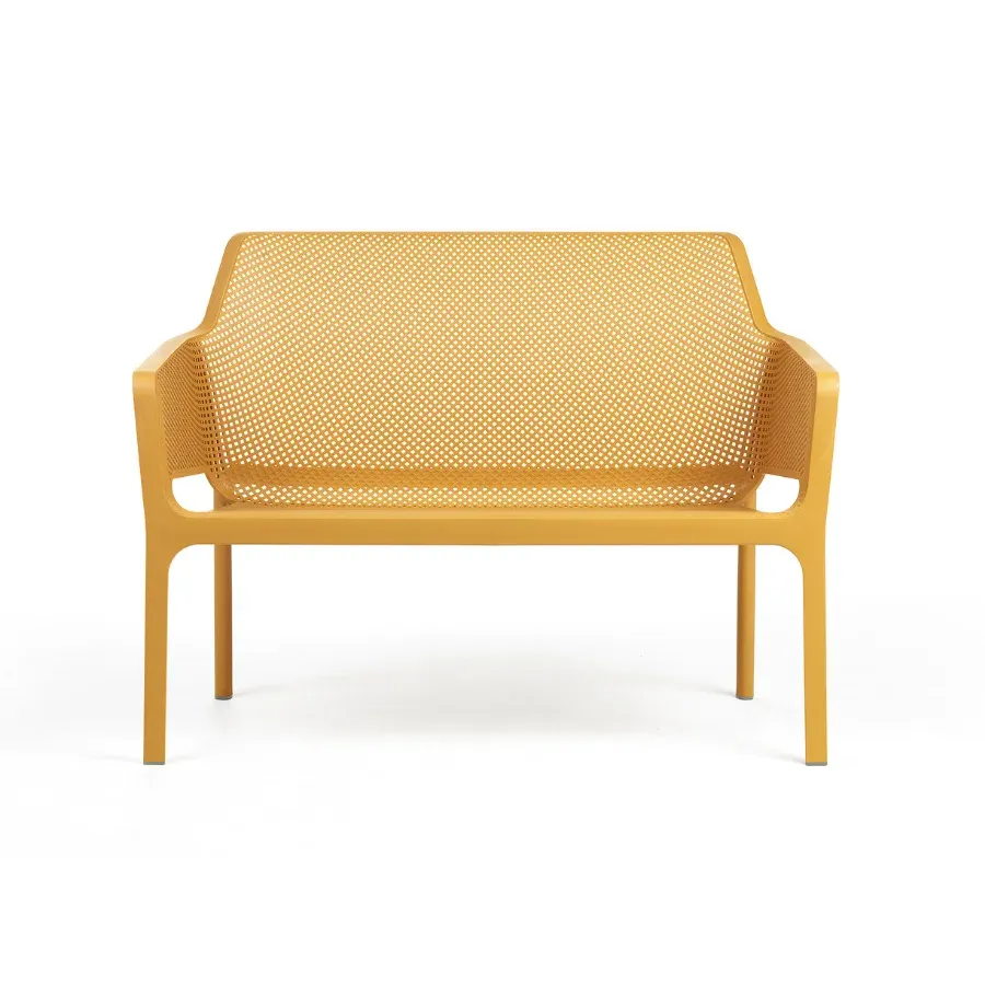 NARDI NET BENCH Yellow modern Outdoor bench