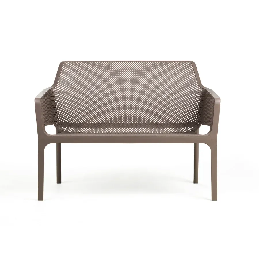 NARDI NET BENCH Taupe modern Outdoor bench