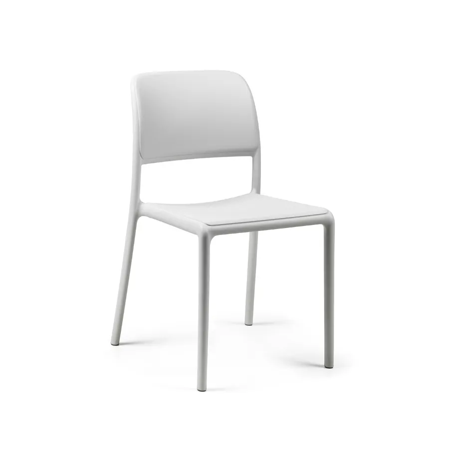 NARDI RIVA BISTROT Fehér minimalista Műanyag kültéri szék