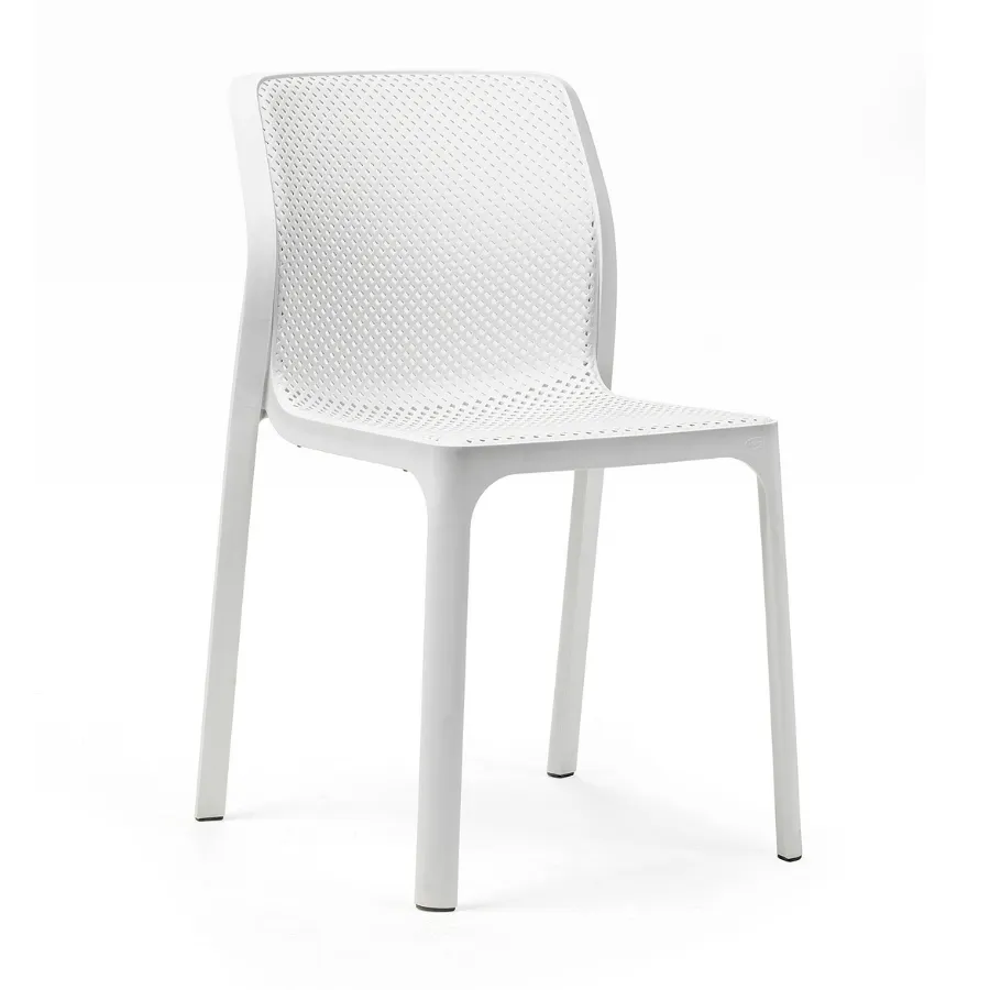 NARDI BIT White minimalist Plastic outdoor chair