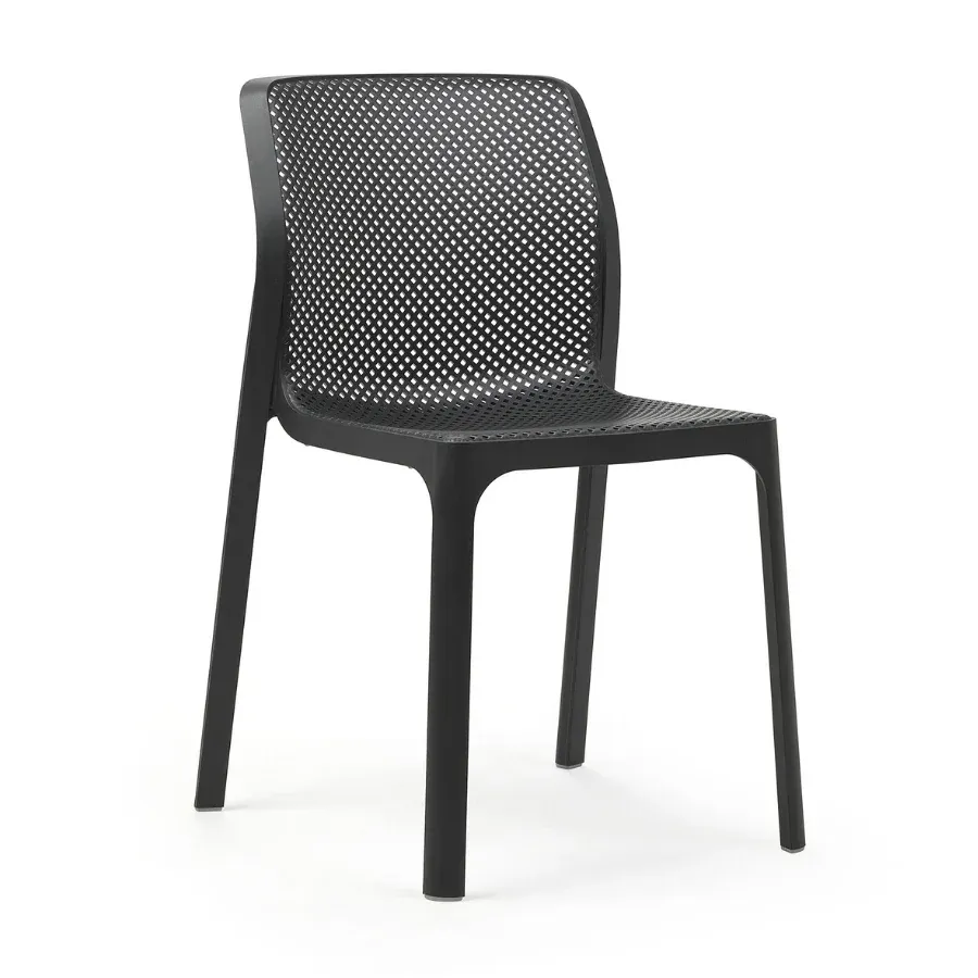 NARDI BIT Antracit minimalist Plastic outdoor chair