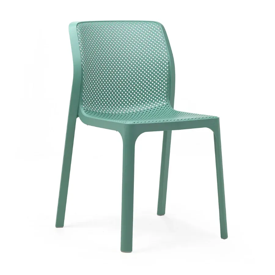 NARDI BIT Turquoise minimalist Plastic outdoor chair