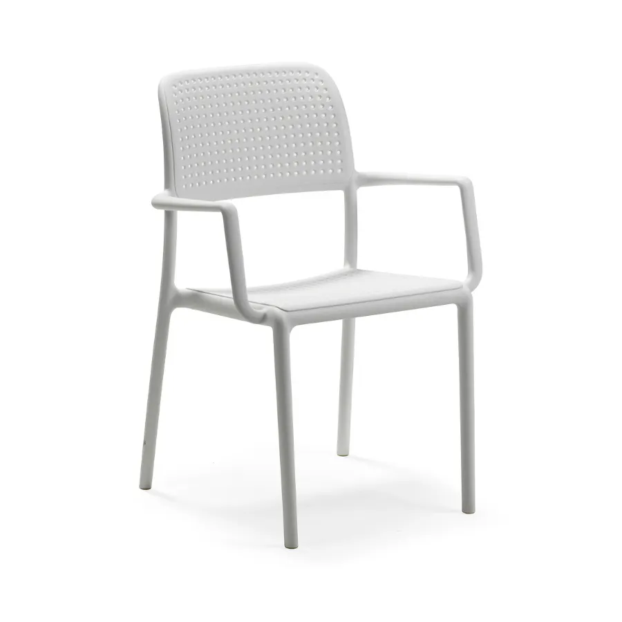 NARDI BORA White classic Plastic outdoor chair