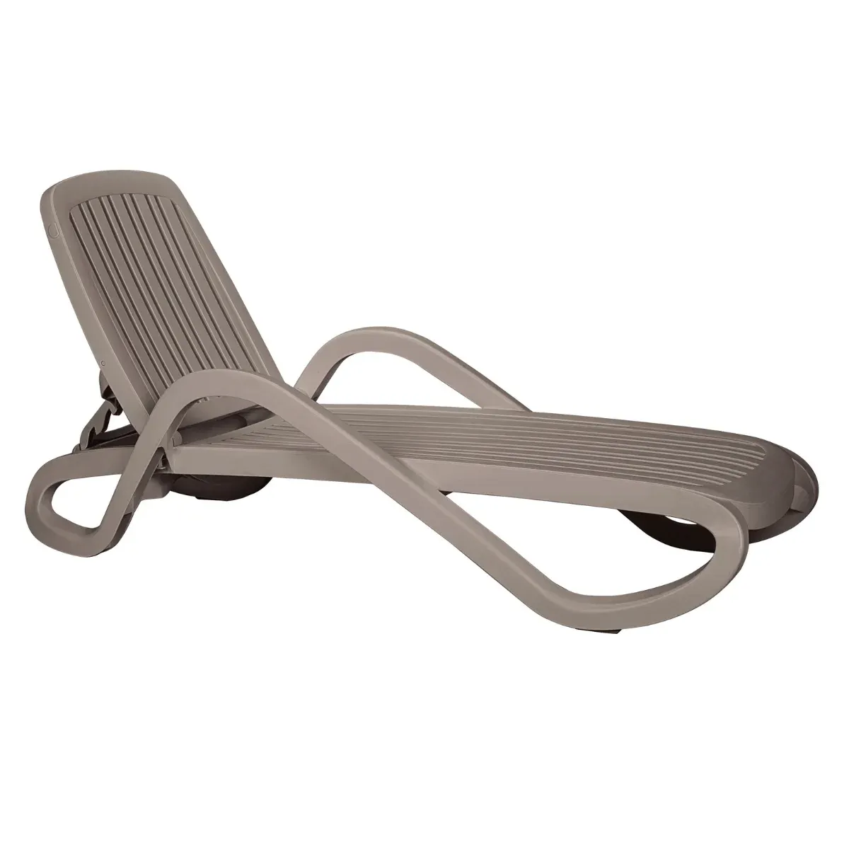 NARDI EDEN Taupe design Plastic sunbed