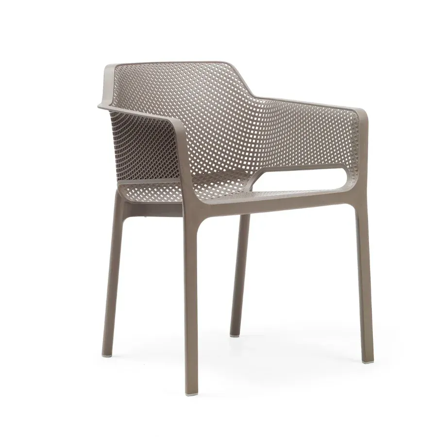 NARDI NET Taupe modern Plastic outdoor chair
