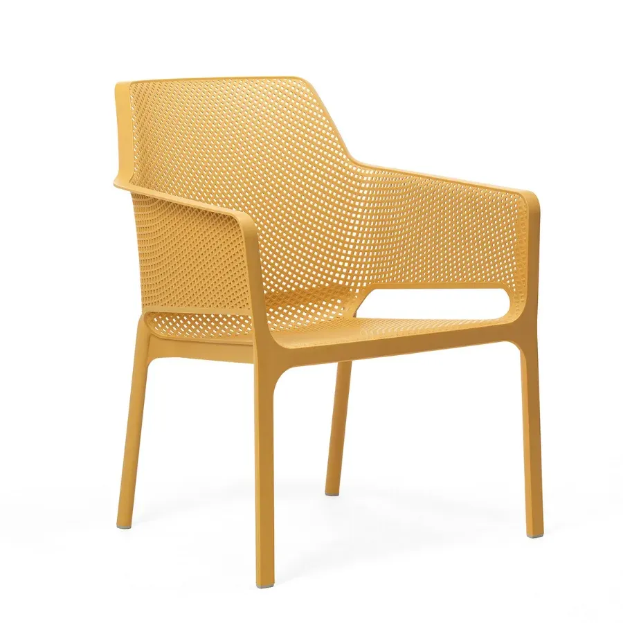 NARDI NET RELAX Yellow minimalist Plastic outdoor chair
