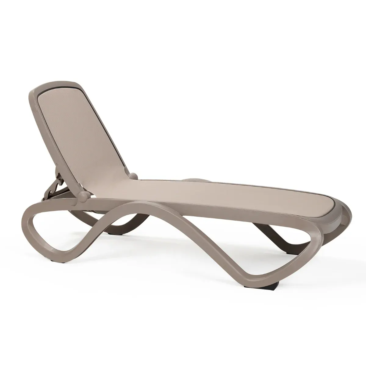 NARDI OMEGA Taupe classic Plastic sunbed