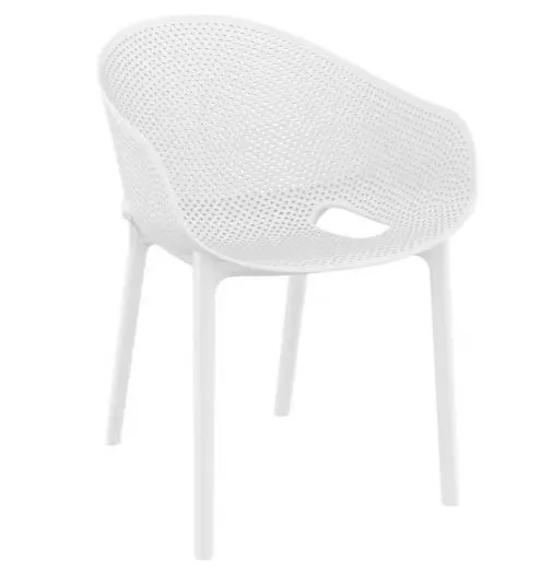 ST RAIN PRO White minimalist Plastic outdoor chair