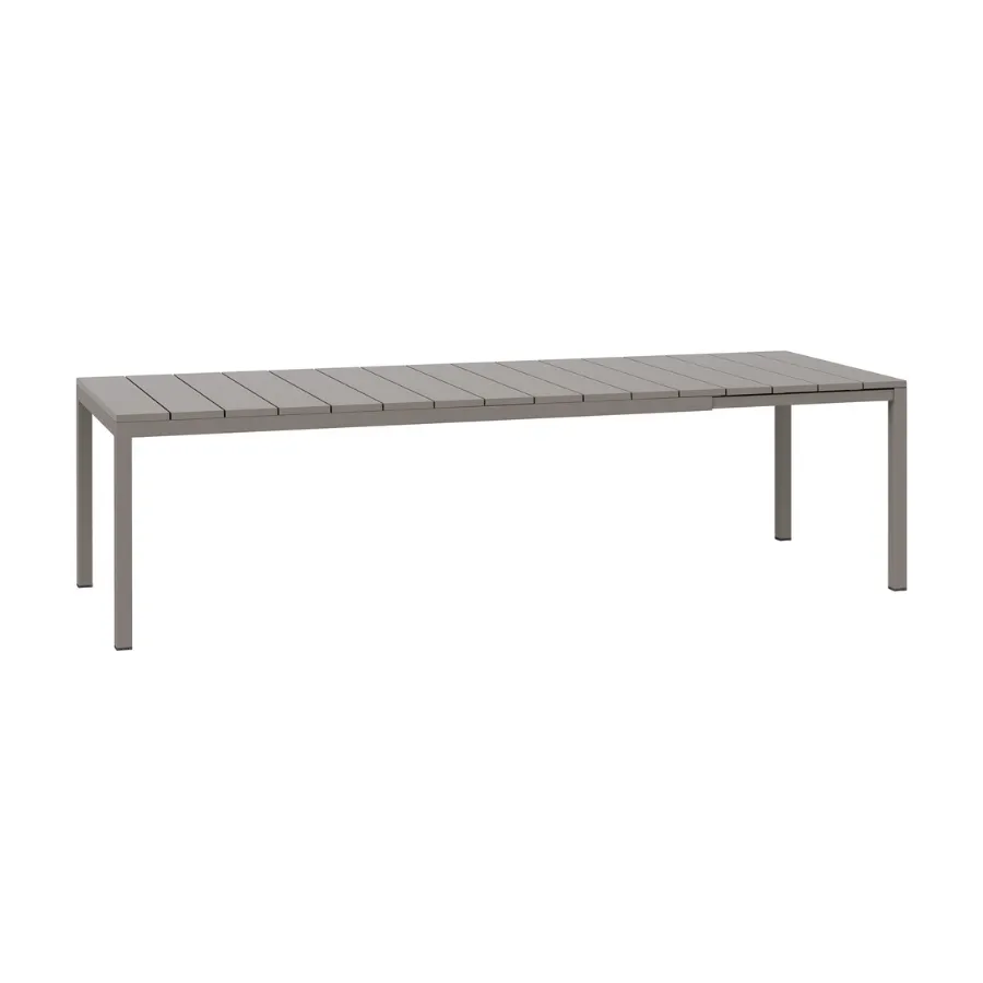 NARDI RIO 210-280 Taupe minimalist Dining Table