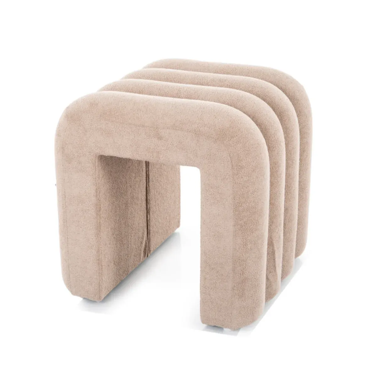 SI ITAKA Beige classic Indoor Pouf