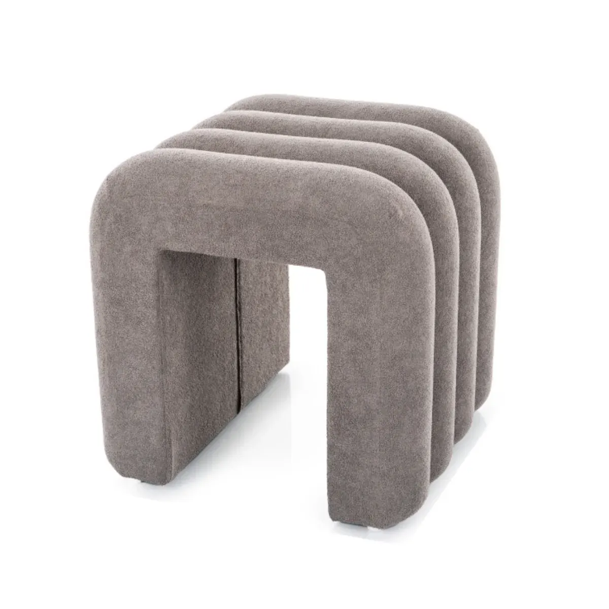 SI ITAKA Grey classic Indoor Pouf – product image