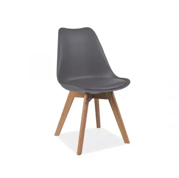 SI FINE DARK Grey minimalist Plastic indoor chair