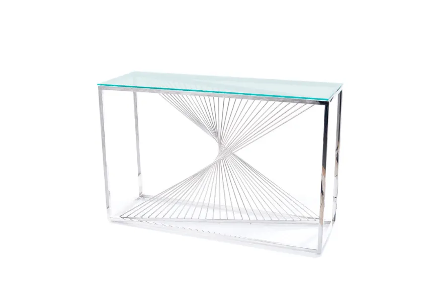 SI FLOW Silver design, modern Console Table