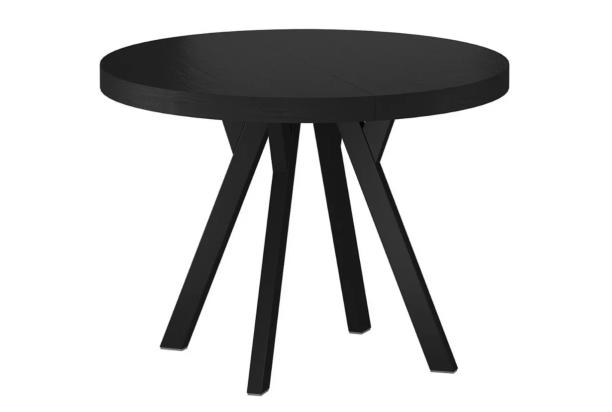 SI PLACIDO Black Scandinavian Bővíthető étkezőasztal