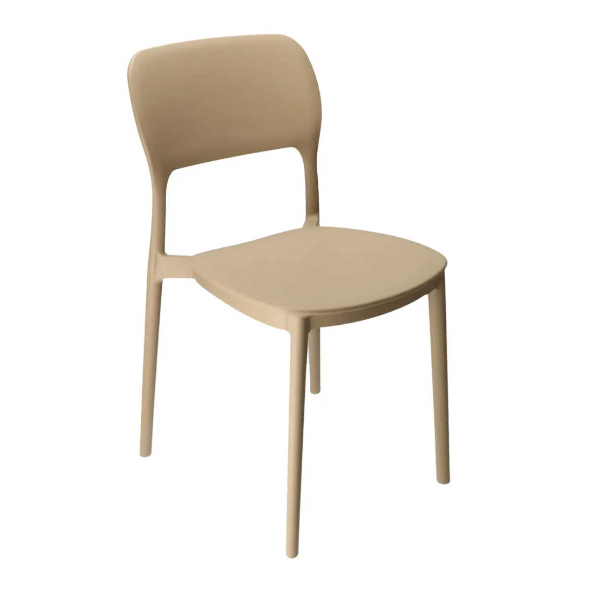 SI TONY Taupe design Műanyag kültéri szék