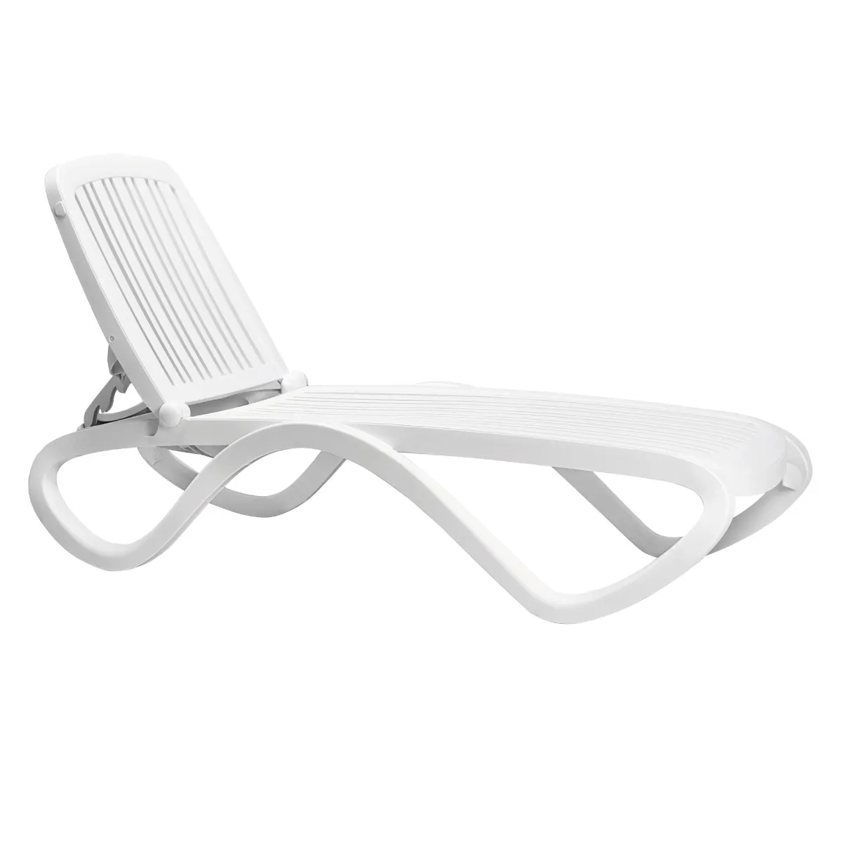 NARDI TROPICO White design Plastic sunbed