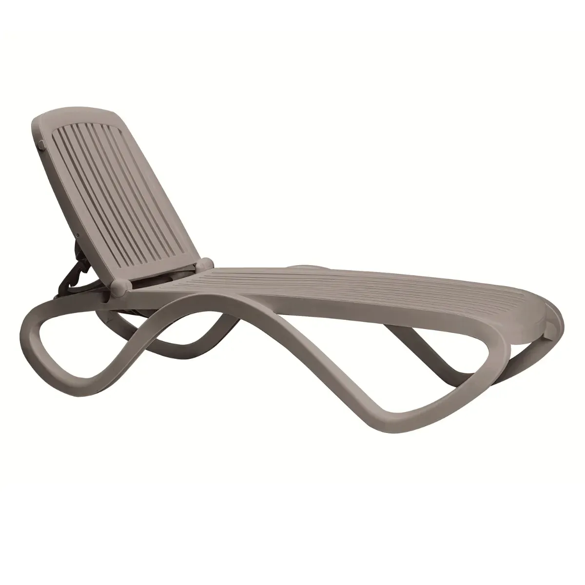 NARDI TROPICO Taupe design Plastic sunbed