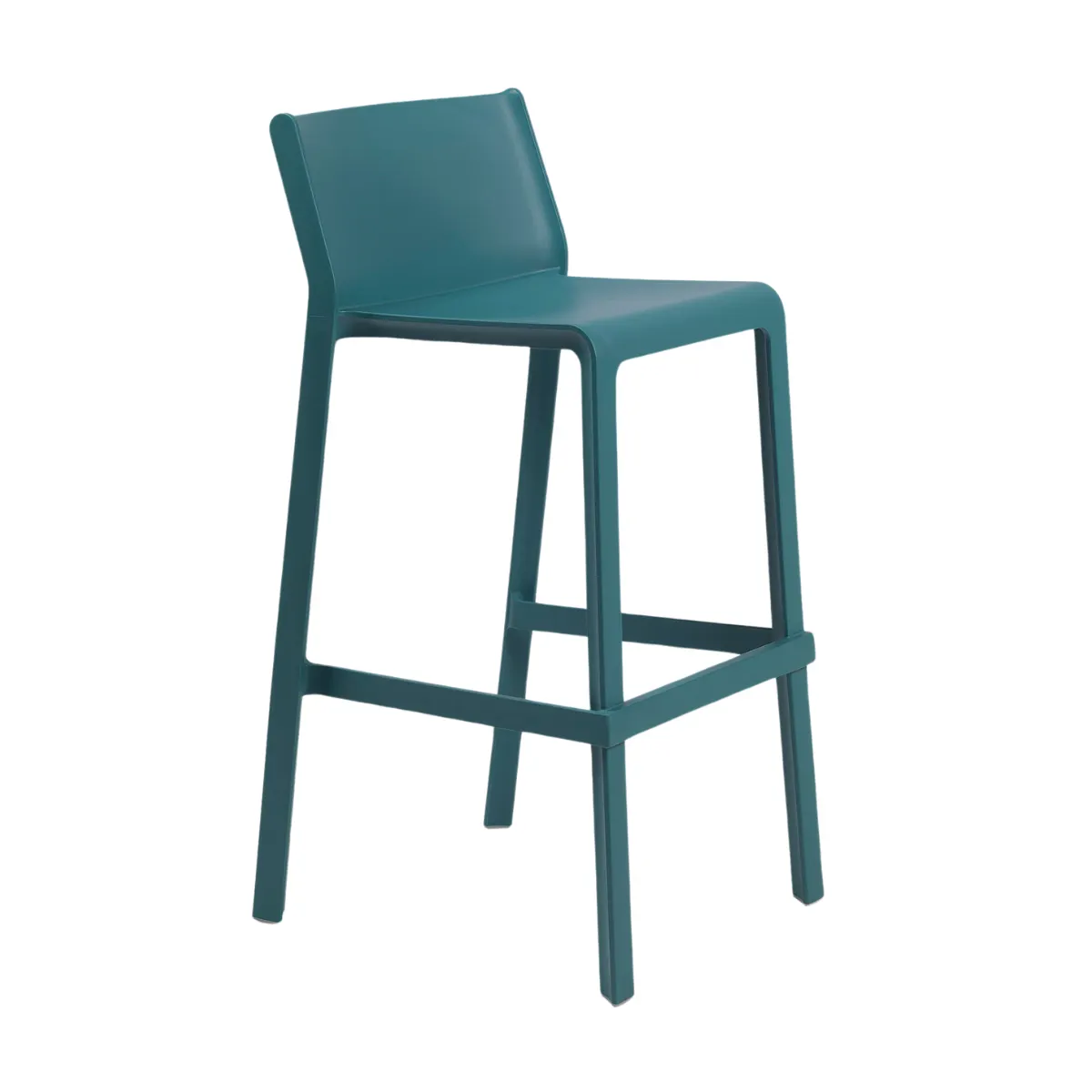 NARDI TRILL STOOL Blue design Plastic outdoor bar stool